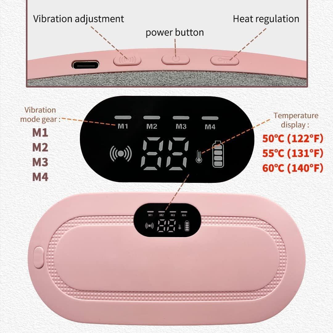 iByuIndia Period Heating Pad and Portable Cordless Heating Pad